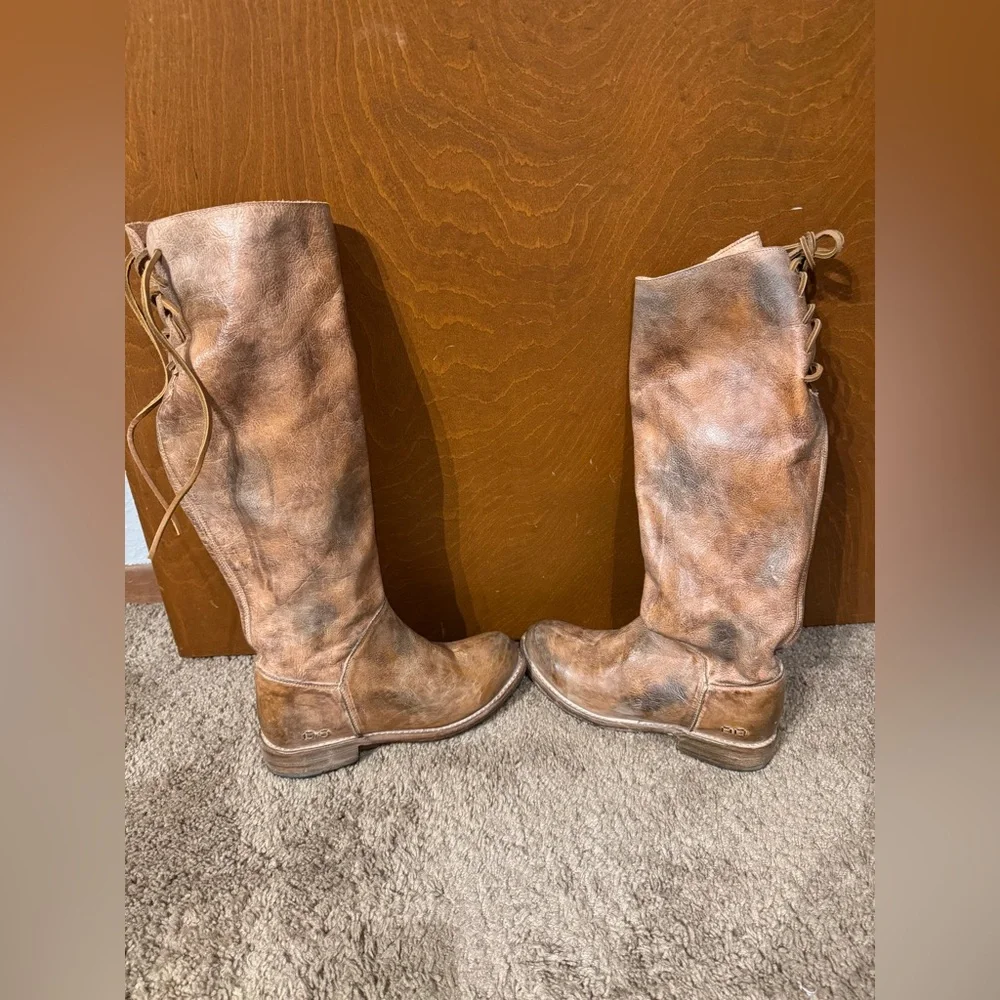 BED|STU Manchester Tall Boots in distressed leather 7 - Picture 4 of 7
